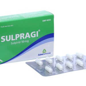 Sulpragi 50mg trị tâm thần phân liệt, rối loạn lo âu (3 vỉ x 10 viên)