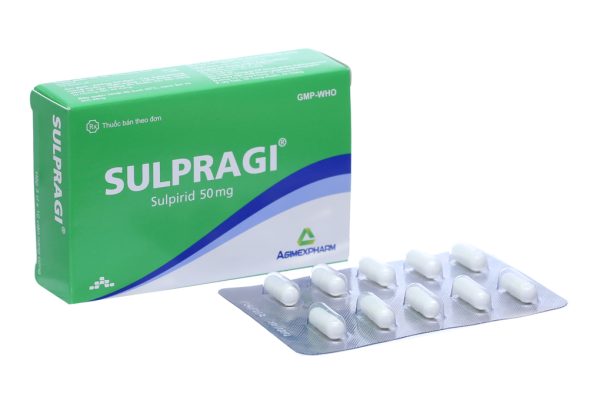 Sulpragi 50mg trị tâm thần phân liệt, rối loạn lo âu (3 vỉ x 10 viên)