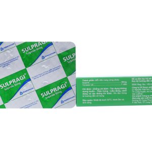Sulpragi 50mg trị tâm thần phân liệt, rối loạn lo âu (3 vỉ x 10 viên)