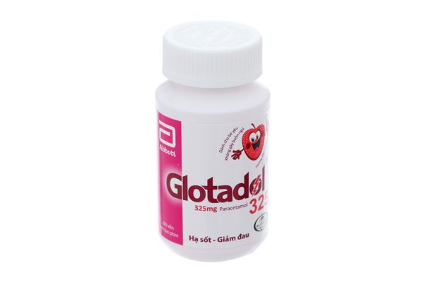 Glotadol 325mg giảm đau, hạ sốt lọ 200 viên