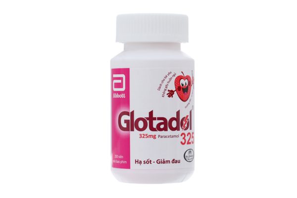 Glotadol 325mg giảm đau, hạ sốt lọ 200 viên