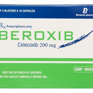Beroxib 200mg giảm đau, kháng viêm xương khớp (3 vỉ x 10 viên)