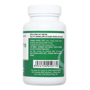Dexipharm 15 trị ho khan, ho do kích ứng lọ 200 viên