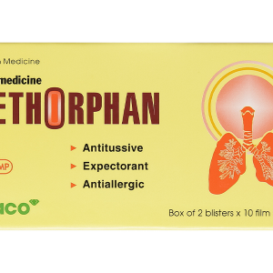 Methorphan trị ho khan, ho có đờm trong bệnh lý hô hấp (2 vỉ x 10 viên)