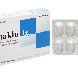 Sumakin 1g trị nhiễm khuẩn (2 vỉ x 7 viên)