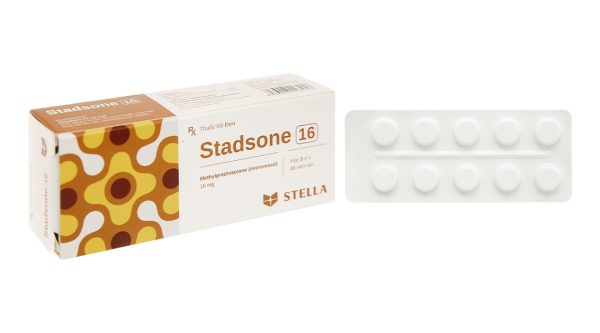 Stadsone 16 thuốc kháng viêm, ức chế miễn dịch (3 vỉ x 10 viên)