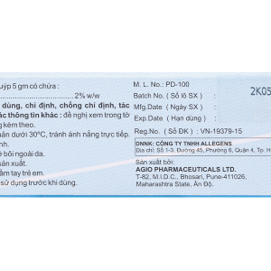 Thuốc mỡ bôi da Bactronil 2.0% trị nhiễm khuẩn da tuýp 5g