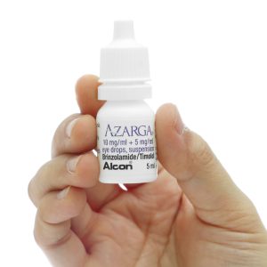 Hỗn dịch nhỏ mắt Azarga trị tăng nhãn áp lọ 5ml