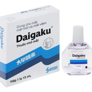 Dung dịch nhỏ mắt Daigaku trị mỏi mắt, sung huyết kết mạc lọ 15ml