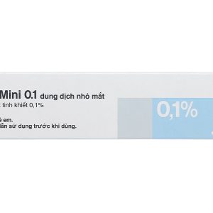 Dung dịch nhỏ mắt Sanlein Mini 0.1% trị rối loạn biểu mô kết - giác mạc (30 ống x 0.4ml)