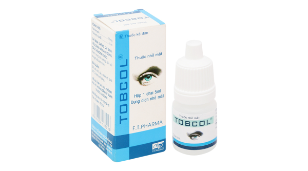Thuốc nhỏ mắt Tobcol trị nhiễm khuẩn ngoài nhãn cầu chai 5ml
