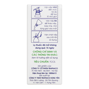 Thuốc nhỏ mắt Tobramycin Trapharco 0,3% trị các bệnh nhiễm khuẩn mắt lọ 6ml