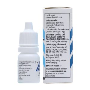 Dung dịch nhỏ mắt Tobrex 0.3% trị nhiễm trùng nhãn cầu chai 5ml