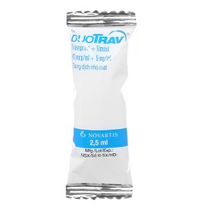 Dung dịch nhỏ mắt DuoTrav làm giảm áp lực nội nhãn chai 2.5ml