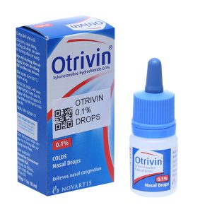 Dung dịch nhỏ mũi Otrivin 0.1% giảm triệu chứng nghẹt mũi, viêm mũi dị ứng chai 10ml