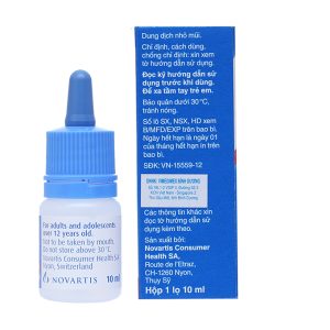 Dung dịch nhỏ mũi Otrivin 0.1% giảm triệu chứng nghẹt mũi, viêm mũi dị ứng chai 10ml