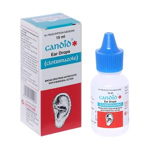 Dung dịch nhỏ tai Candid 1% trị nấm tai chai 15ml