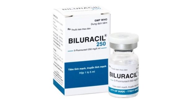 Dung dịch tiêm Biluracil 250mg/5ml chỉ định điều trị carcinom vú, dạ dày chai 5ml