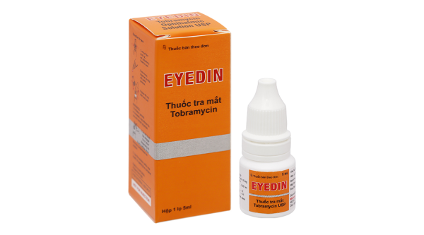 Thuốc tra mắt Eyedin trị nhiễm khuẩn mắt lọ 5ml