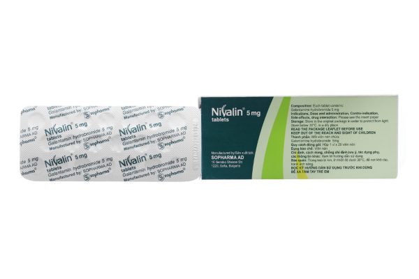 Nivalin Tablets 5mg trị sa sút trí tuệ (1 vỉ x 20 viên)