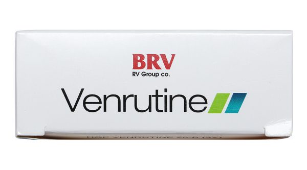 Venrutine trị trĩ, xuất huyết dưới da, vết bầm máu, suy tĩnh mạch (3 vỉ x 10 viên)
