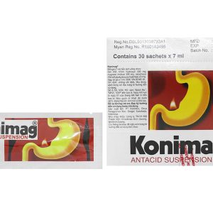 Hỗn dịch uống Konimag giảm buồn nôn, khó tiêu do dư acid (30 gói x 7ml)