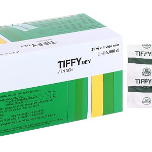 Tiffy Dey trị các triệu chứng cảm cúm, cảm lạnh (25 vỉ x 4 viên)