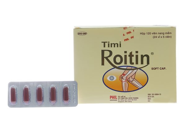 Timi Roitin trị viêm dây thần kinh, thoái hóa khớp (24 vỉ x 5 viên)