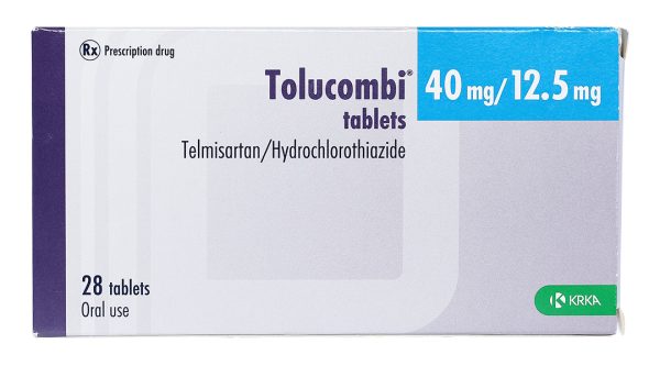 Tolucombi 40mg/12.5mg trị tăng huyết áp vô căn (4 vỉ x 7 viên)