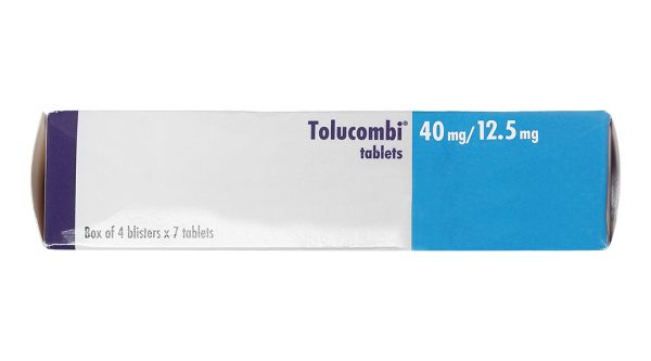 Tolucombi 40mg/12.5mg trị tăng huyết áp vô căn (4 vỉ x 7 viên)