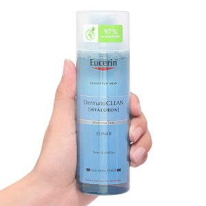 Toner Eucerin DermatoCLEAN Hyaluron làm sạch sâu cho da nhạy cảm chai 200ml