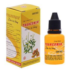 Dầu bôi Trancumin trị bỏng, mau lành vết thương chai 25ml