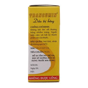 Dầu bôi Trancumin trị bỏng, mau lành vết thương chai 25ml