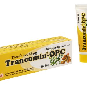 Thuốc mỡ bôi da Trancumin - OPC trị bỏng, giúp vết thương mau lành tuýp 10g