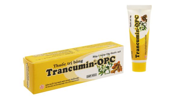 Thuốc mỡ bôi da Trancumin - OPC trị bỏng, giúp vết thương mau lành tuýp 10g