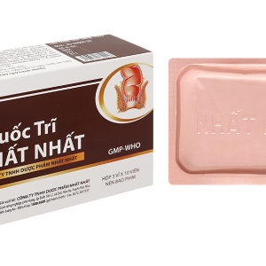 Thuốc Trĩ Nhất Nhất trị trĩ cấp tính, phòng tái phát trĩ (3 vỉ x 10 viên)