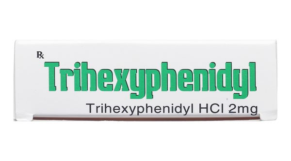 Trihexyphenidyl 2mg trị phụ trợ hội chứng Parkinson (5 vỉ x 20 viên)