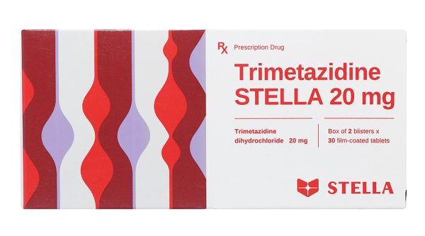 Trimetazidine Stella 20mg trị đau thắt ngực (2 vỉ x 30 viên)