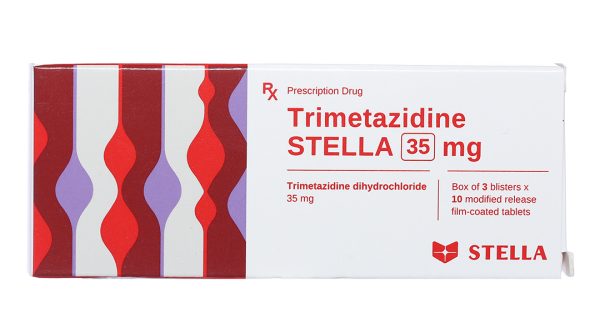 Trimetazidine Stella 35mg trị đau thắt ngực (3 vỉ x 10 viên)