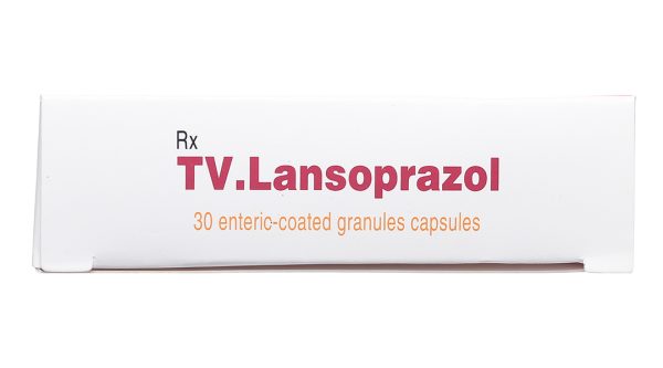 TV.Lansoprazol 30mg trị loét dạ dày, tá tràng, viêm thực quản (3 vỉ x 10 viên)