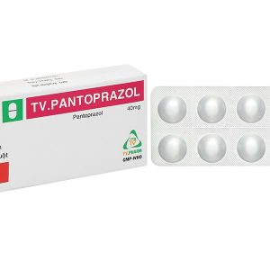 TV. Pantoprazol 40mg điều trị loét dạ dày, tá tràng (3 vỉ x 10 viên)
