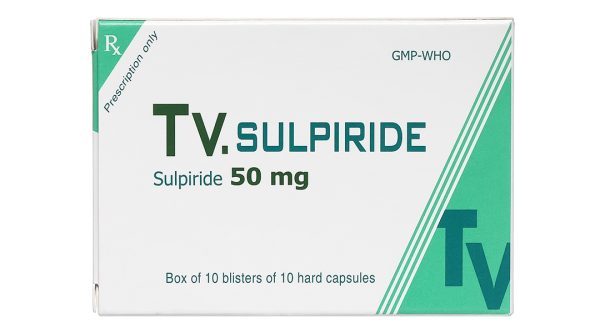 TV. Sulpiride 50mg trị chứng rối loạn tâm thần phân liệt (10 vỉ x 10 viên)