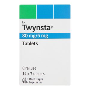 Twynsta 80mg/5mg trị tăng huyết áp (14 vỉ x 7 viên)
