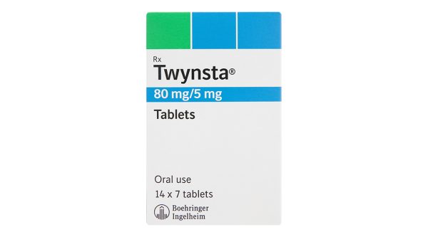 Twynsta 80mg/5mg trị tăng huyết áp (14 vỉ x 7 viên)