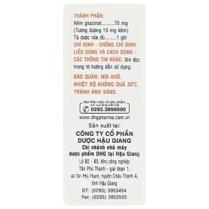 Cốm pha hỗn dịch uống Unikids Zinc 70 điều trị tiêu chảy cấp và mạn tính (24 gói x 1.5g)