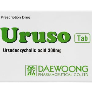 Uruso Tab 300mg trị sỏi mật giàu cholesterol (3 vỉ x 10 viên)