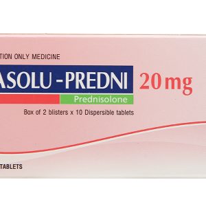 UsaSolu-Predni 20mg hỗ trợ kháng viêm, ức chế miễn dịch (2 vỉ x 10 viên)