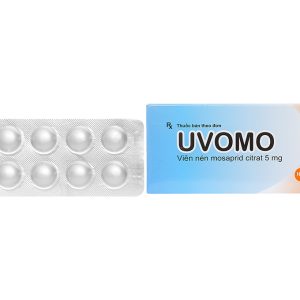 Uvomo 5mg trị rối loạn tiêu hóa (10 vỉ x 10 viên)