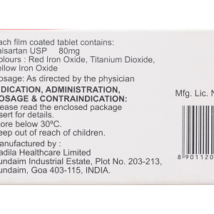 Valazyd 80 trị tăng huyết áp, suy tim (10 vỉ x 10 viên)