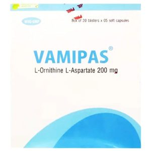 Vamipas 200mg điều trị hỗ trợ và duy trì các bệnh về gan (20 vỉ x 5 viên)